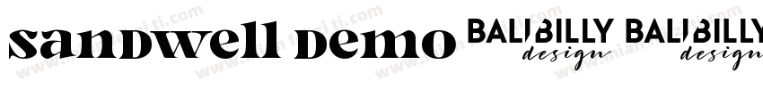 Sandwell DEMO字体转换